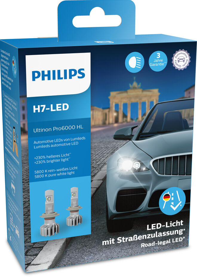 Los conductores españoles ya pueden actualizar luces halógenas a luces H4,  H7 y W5W LED