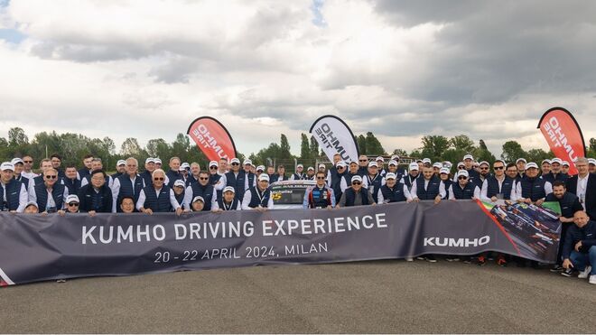 Kumho celebra en Milán (Italia) un Driving Experience tras aumentar sus ventas europeas el 44% en 2023
