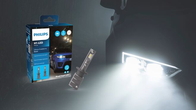 Philips presenta la nueva gama Ultinon Pro6000 Boost con tecnología LED H1