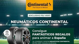 Feu Vert y Continental lanzan una promoción ante el debut de la Selección en la Eurocopa